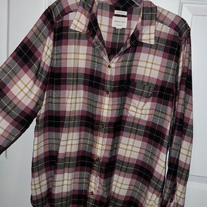 XL American eagle boyfriend fit flannel
